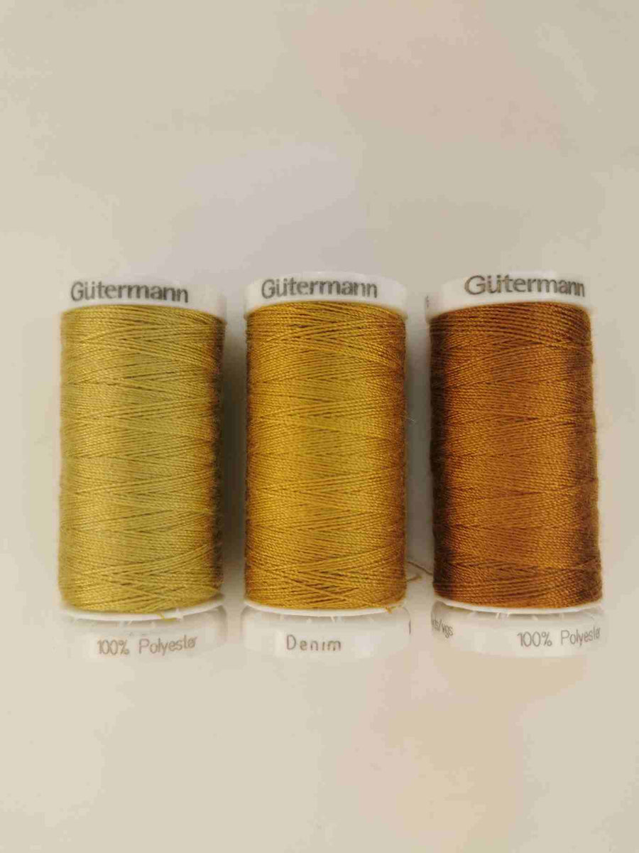 Gutermann Denim Thread, Gold - Fast Delivery