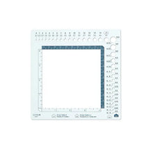 Load image into Gallery viewer, Clover swatch ruler and needle gauge for sale at Minerva's Bower