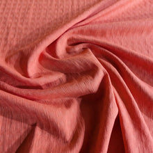 Load image into Gallery viewer, 100% Cotton, Self Gingham in Melon flat drape image for sale at Minerva's Bower
