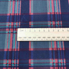 Load image into Gallery viewer, 100% Cotton, Navy Check - 1/4 metre