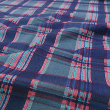 Load image into Gallery viewer, 100% Cotton, Navy Check - 1/4 metre
