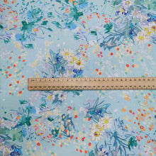 Load image into Gallery viewer, 100% Cotton, Spring Garden, Blue - 1/4 metre