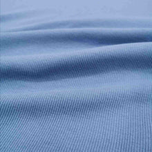 Load image into Gallery viewer, Ribbed Cotton Jersey, Soft Denim - $31 per metre ($7.75 - 1/4 metre)