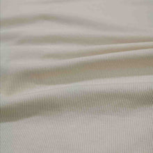 Load image into Gallery viewer, Ribbed Cotton Jersey, Vanilla - $31 per metre ($7.75 - 1/4 metre)