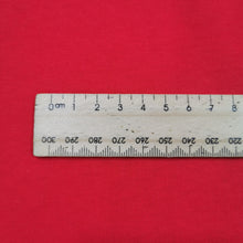 Load image into Gallery viewer, 100% Cotton Jersey, Red - $18 per metre ($4.50 - 1/4 metre)