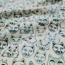 Load image into Gallery viewer, 100% Brushed Cotton Flannelette, Hello Fox Sycamore - 1/4 metre