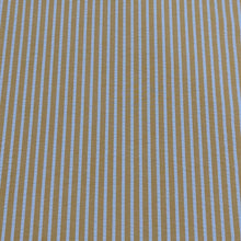 Load image into Gallery viewer, Flat lay of Joy cotton seersucker in mango colourway. Available at Minerva's Bower