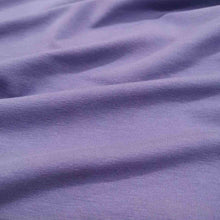 Load image into Gallery viewer, Flat drape of Organic Olympia Heavyweight Cotton Loop Back, Grape, for sale at Minerva's Bower