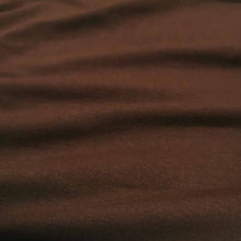 Load image into Gallery viewer, Flat drape of Organic Olympia Heavyweight Cotton Loop Back, Milk Chocolate, for sale at Minerva's Bower