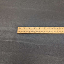 Load image into Gallery viewer, Flat lay of Prom viscose fabric in black. Available at Minerva's Bower. Ruler included for scale