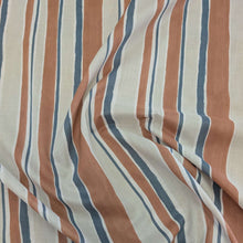 Load image into Gallery viewer, Drape of Japanese Cotton Batiste, Sienna Stripe for sale at Minerva's Bower