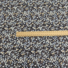 Load image into Gallery viewer, Liberty Tana Lawn, Wiltshire AB Metallic, for sale at Minerva's Bower with ruler included for scale
