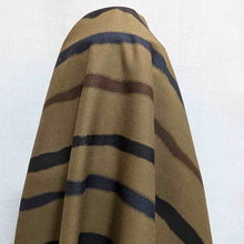 Load image into Gallery viewer, Drape image of 100% cotton fine twill, tracks, for sale at Minerva's Bower