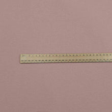 Load image into Gallery viewer, Flat lay of Olympia french terry in dusky pink. Available at Minerva's Bower. Ruler included for scale