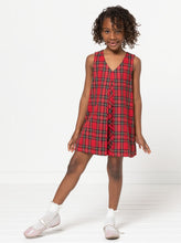 Load image into Gallery viewer, Style Arc Vivian Kids Dress Sewing Pattern - Sizes 2 to 14, for sale at Minerva's Bower