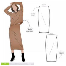 Load image into Gallery viewer, Style Arc Yoyo Knit Skirt