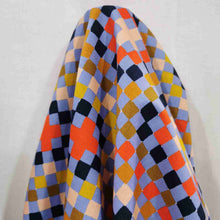 Load image into Gallery viewer, 100% Cotton, Granny Square in Blue, Warp and Weft Honey by Ruby Star Society - 1/4 metre
