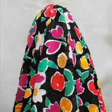 Load image into Gallery viewer, 100% Cotton Floral Jacquard , Black- 1/4 metre