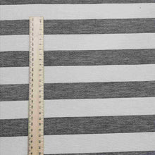 Load image into Gallery viewer, Heavy Cotton Twill, Aruba Stripe, Thick Navy - 1/4 metre