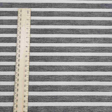 Load image into Gallery viewer, Heavy Cotton Twill, Aruba Stripe, Thin Navy - 1/4 metre