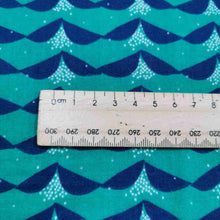 Load image into Gallery viewer, Echino Kokka Cotton Double Gauze, Tsubomi Green - 1/4 metre