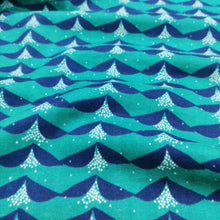 Load image into Gallery viewer, Echino Kokka Cotton Double Gauze, Tsubomi Green - 1/4 metre