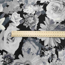 Load image into Gallery viewer, 100% Cotton, Garden Abundance in Monochrome- 1/4 metre
