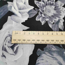 Load image into Gallery viewer, 100% Cotton, Garden Abundance in Monochrome- 1/4 metre