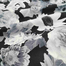 Load image into Gallery viewer, 100% Cotton, Garden Abundance in Monochrome- 1/4 metre