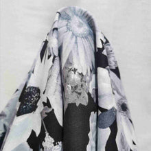 Load image into Gallery viewer, 100% Cotton, Garden Abundance in Monochrome- 1/4 metre