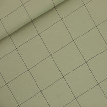 Load image into Gallery viewer, See You At Six Cotton French Terry, Thin Grid XL, Tea Green