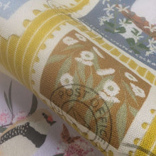 Load image into Gallery viewer, Cotton, Aussie Backyard Bird Stamps Mustard