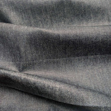 Load image into Gallery viewer, Flat drape of Japanese Super Stretch Denim, with 70% horizontal stretch, for sale at MInerva's Bower