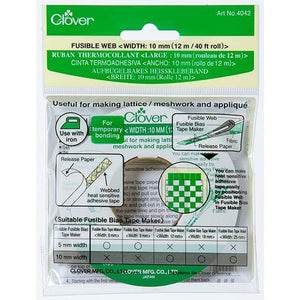 Clover Fusible Web, 10mm, 12m Roll