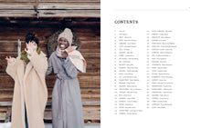 Load image into Gallery viewer, Contents page of 52 Weeks of Scarves, book for sale at MInerva's Bower