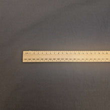 Load image into Gallery viewer, Air Washed Cotton Poplin, Black, for sale at Minerva&#39;s Bower, ruler included for scale