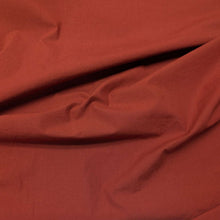 Load image into Gallery viewer, Flat drape of Air Washed Cotton Poplin, Dark Rust - for sale at MInerva's Bower