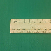 Load image into Gallery viewer, Close up of Air Washed Cotton Poplin, Shamrock, for sale at Minerva&#39;s Bower, ruler included for scale