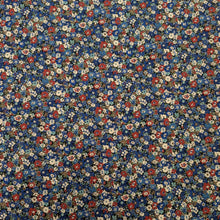 Load image into Gallery viewer, Flat lay of Amelie 100% Cotton Pinwale Cord by Kokka, Blue - for sale at Minerva's Bower