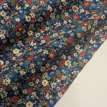 Load image into Gallery viewer, Flat drape of Amelie 100% Cotton Pinwale Cord by Kokka, Blue  - for sale at Minerva's Bower