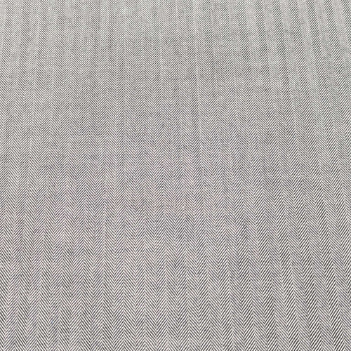 Annie 100% Japanese Wool Herringbone, Black, for sale at Minerva's Bower