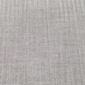 Annie 100% Japanese Wool Herringbone, Black, for sale at Minerva's Bower