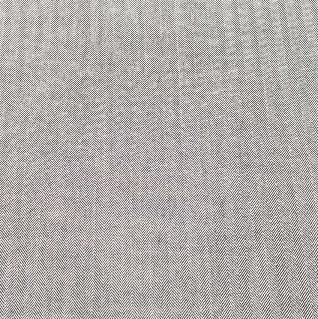 Annie 100% Japanese Wool Herringbone, Black, for sale at Minerva's Bower
