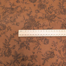 Load image into Gallery viewer, Flat lay of Japanese 100% Cotton, Antique Rose, for sale at Minerva&#39;s Bower with ruler included for scale