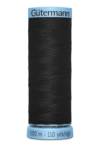 Gütermann Silk Thread - Colour 000 Black