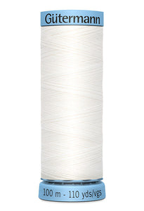 Gütermann Silk Thread - Colour 800 White