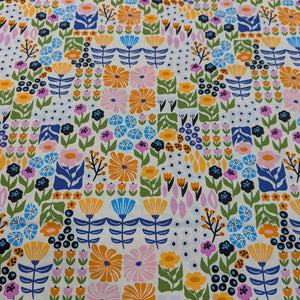 Colorful floral pattern 100% cotton fabric Art Gallery with a white background, for sale at Minerva's Bower