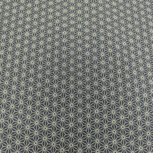 Load image into Gallery viewer, Dark navy Japanese 100% cotton fabric with traditional Hemp leaf design, for sale at Minervas Bower 