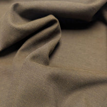Load image into Gallery viewer, Flat drape of 54% tencel 38% cotton 8% linen blend in gorgeous bronzed brown - at Minerva's Bower
