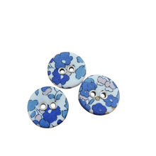 Load image into Gallery viewer, Liberty Tana Lawn Buttons, Betsy Ann G, 16mm 10 pack, for sale at Minerva&#39;s Bower
